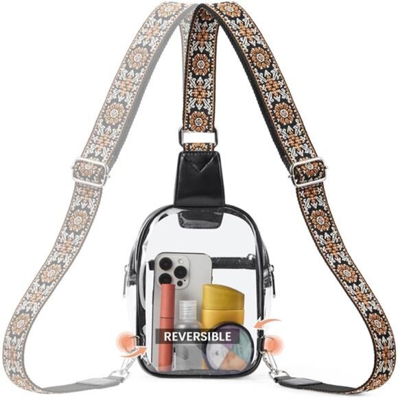 Small Sling Bag for Women Leather Crossbody Bags Fanny Pack Chest Bag - Picture 6 of 7